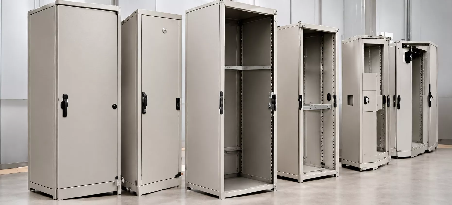Enclosures, Cabinets & Panel Building Materials exhibition products