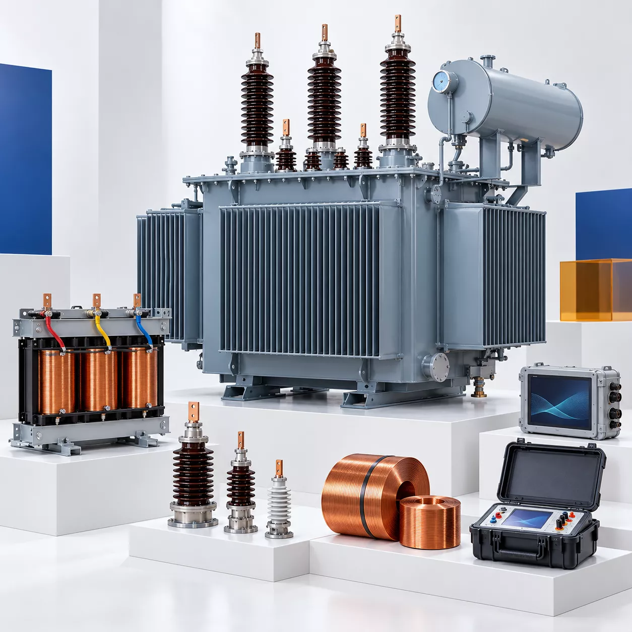 Transformer products from the supplied pavilion brochure