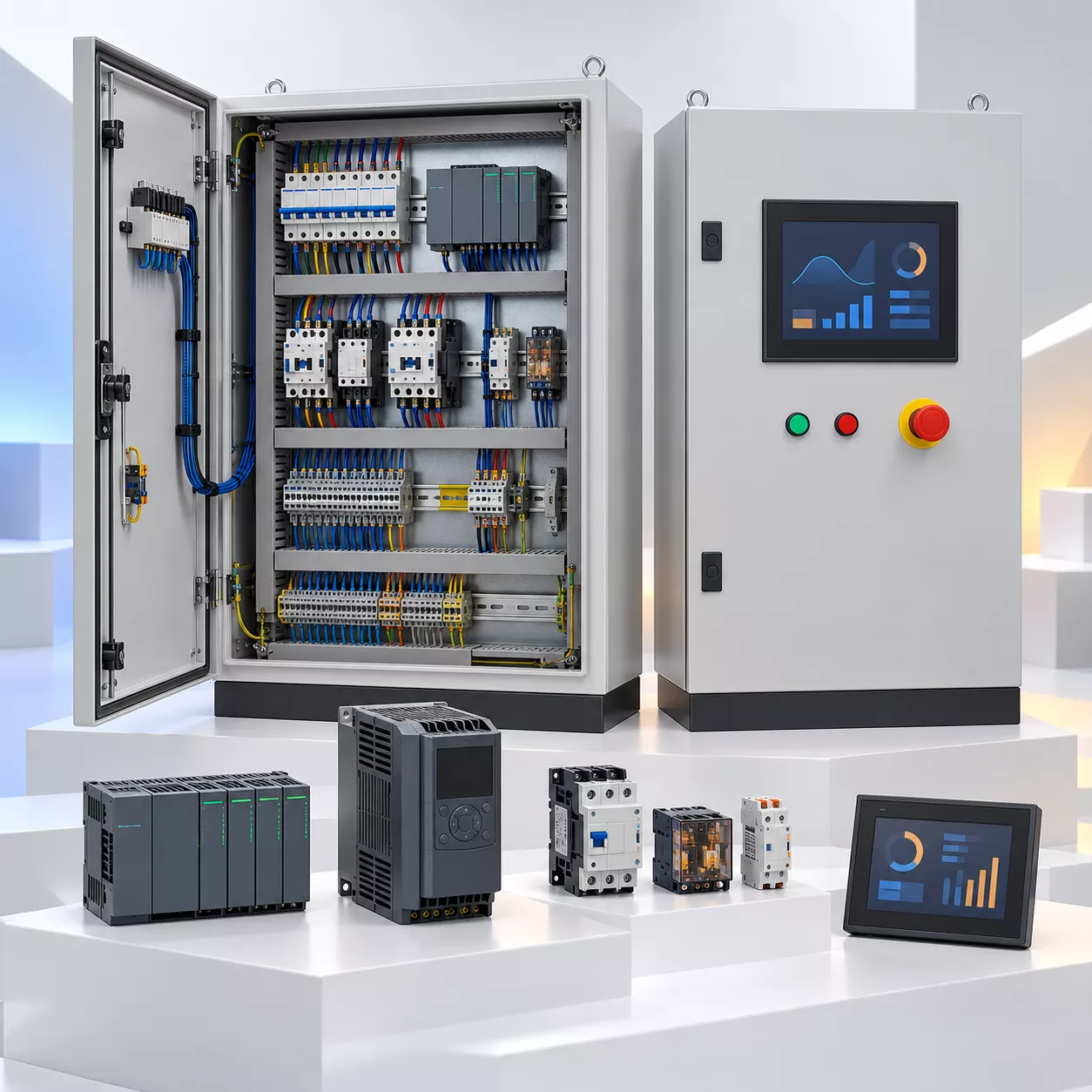 Control Panel products from the supplied pavilion brochure