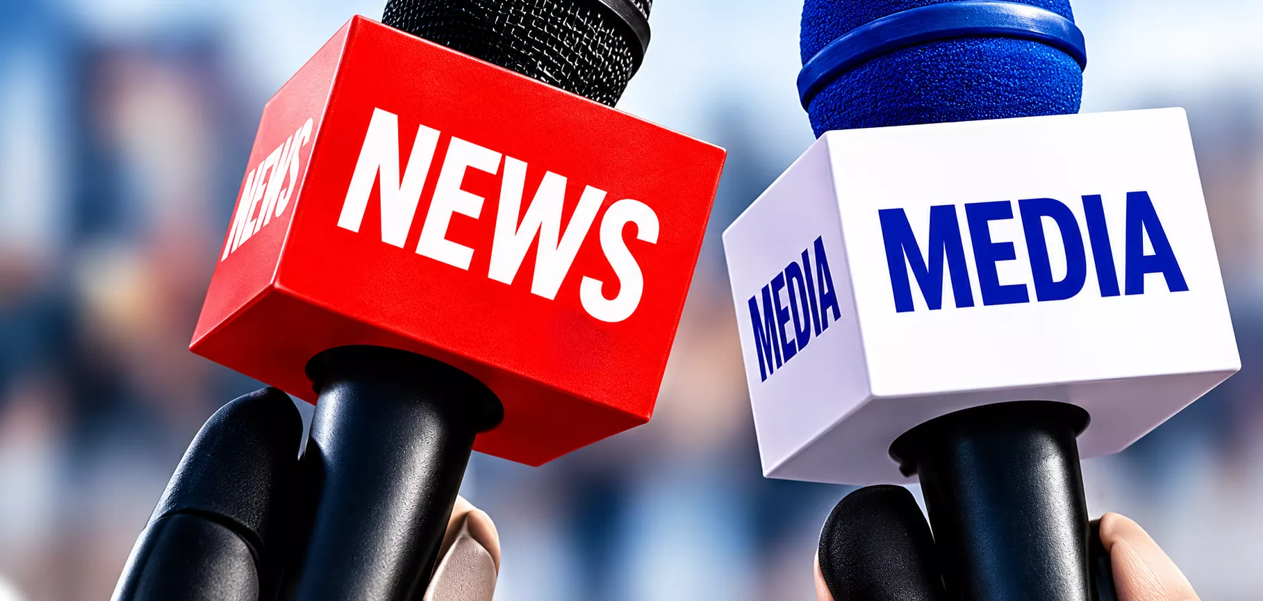 Press and media microphones