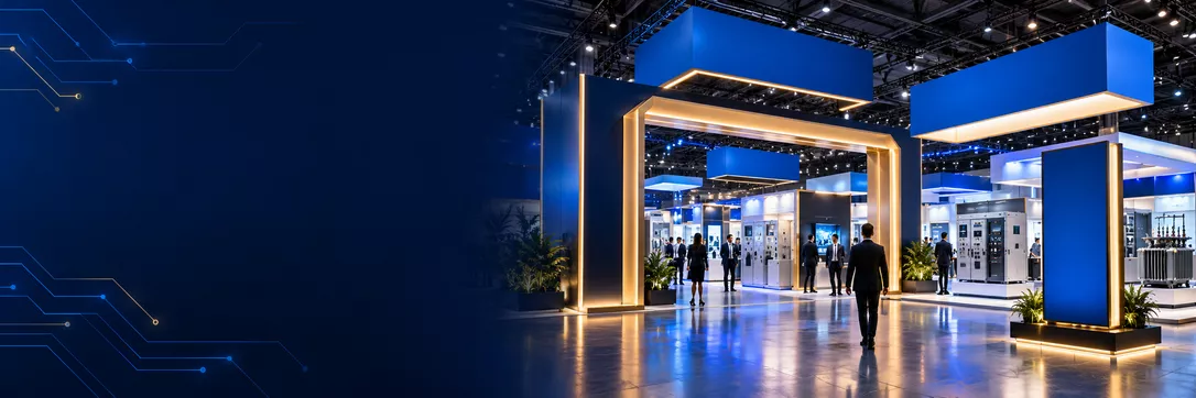 Illustrative exhibition hall